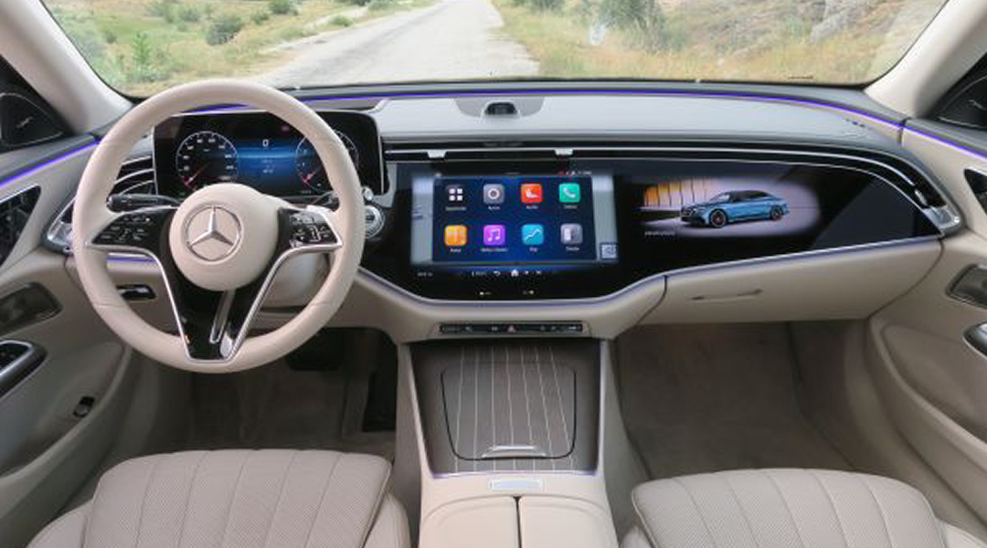 Mercedes-Benz E 180 interior — Turkvia